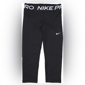 Nike Pro Cool Black Leggings Little Girls XS (3-4)